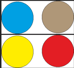 Self Adhesive Circular Chemical Process Indicator For EO/GAMMA (TYPE 1)
